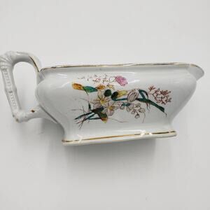 Vintage Iron Stone China Knowles, Taylor and Knowles Gravy Boat